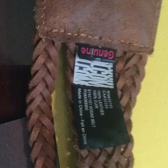 Volcom Genuine Leather Woven Belt - Picture 2 of 4